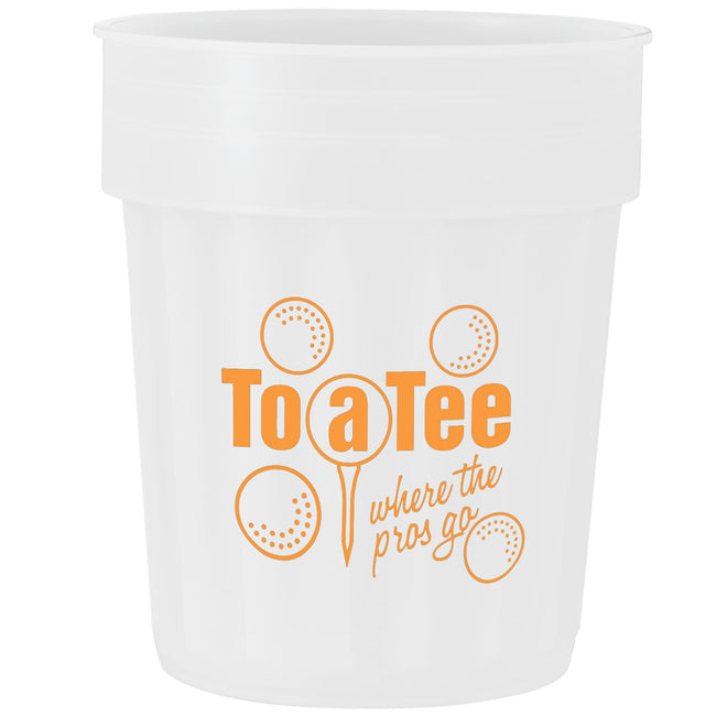 Fluted Plastic Stadium Cup, 16 oz