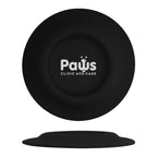 Flying Disc That Doubles as a Pet Bowl - Black - Silk Screen