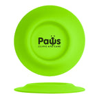 Flying Disc That Doubles as a Pet Bowl - Lime Green - Silk Screen