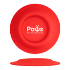 Flying Disc That Doubles as a Pet Bowl - Red - Silk Screen