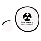 Flying Disc with Matching Pouch, 10 Inch - White - Silk Screen