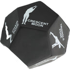 Foam Yoga Pose Dice, 12 Sided - Black - Front