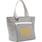 Focus Recycled Lunch Cooler with D-Ring, 6 Cans - Graphite - Right Angle