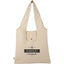 Fold-Away Organic Cotton Tote, 8 oz - Natural - Front