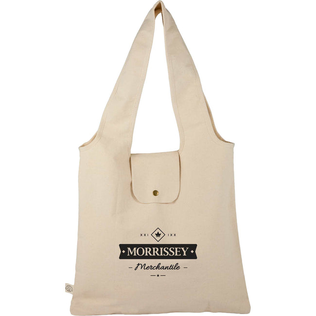 Fold-Away Organic Cotton Tote, 8 oz