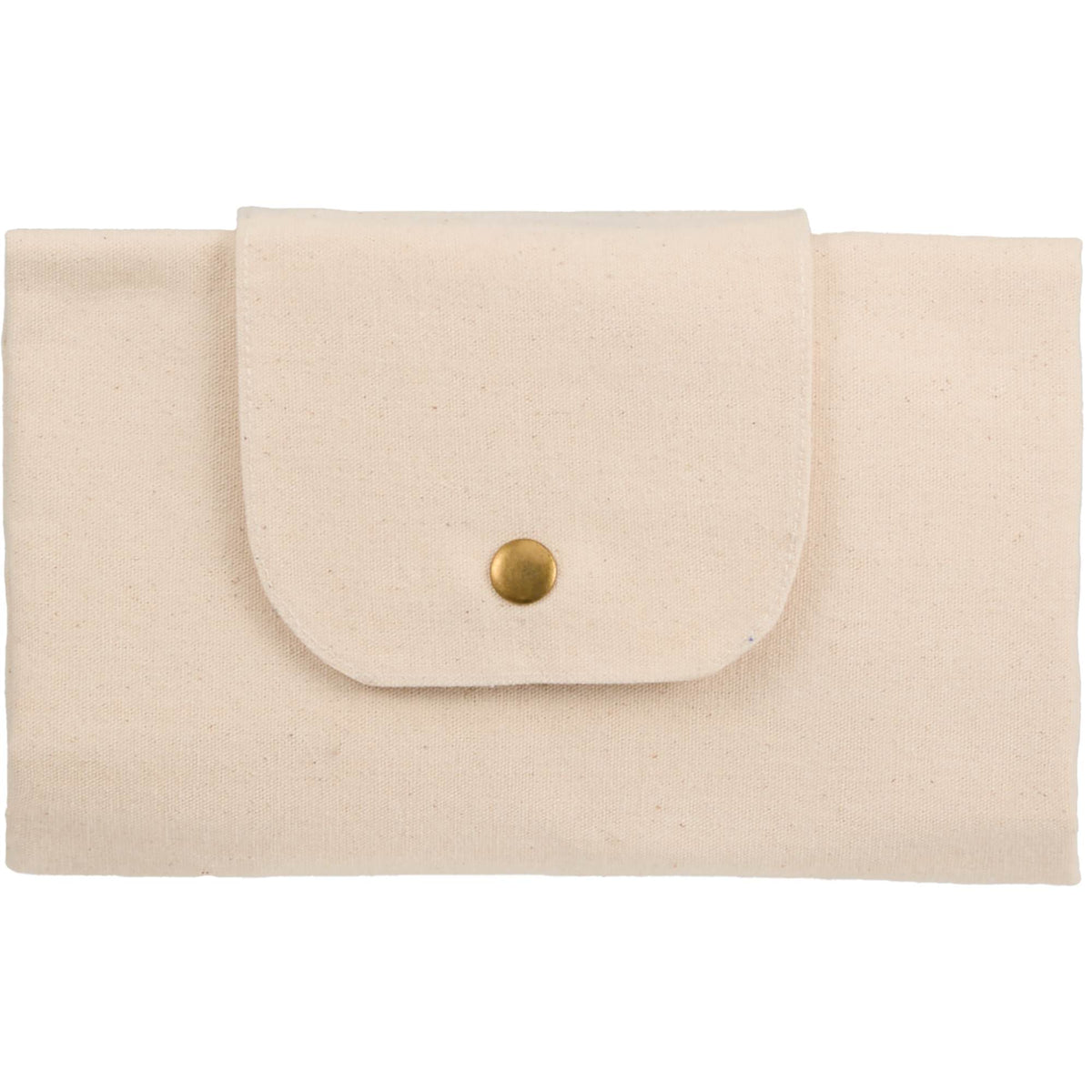 Fold-Away Organic Cotton Tote, 8 oz - Natural - Packaging