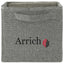 Fold-Flat Recycled Cotton Storage Cube Transfer - Natural - Front