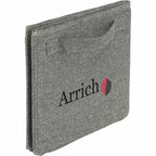 Fold-Flat Recycled Cotton Storage Cube Transfer - Natural - Right Angle