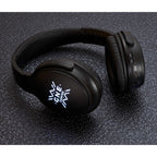 Foldable Bluetooth Headphones with a Light-Up Logo - Black - Photo 2