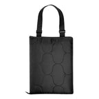 Foldaway Blanket in Recycled PET - Black - Back