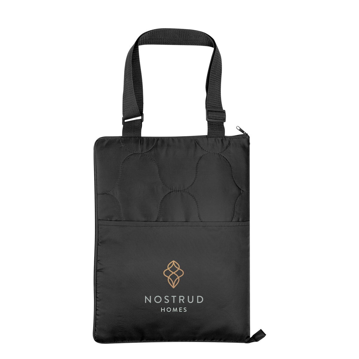 Foldaway Blanket in Recycled PET - Black - Colorbrite