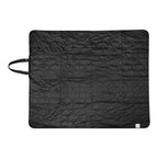 Foldaway Blanket in Recycled PET - Black - Flat