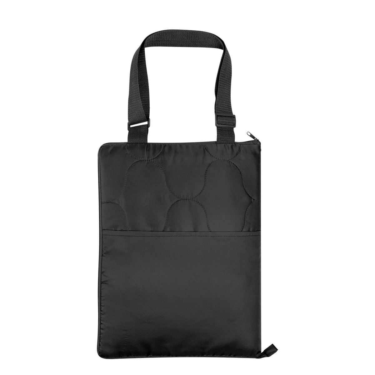 Foldaway Blanket in Recycled PET - Black