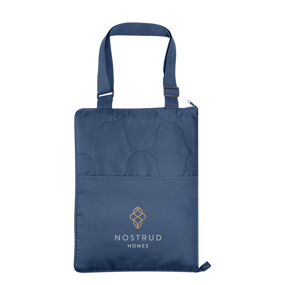 Foldaway Blanket in Recycled PET - Navy - Colorbrite