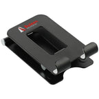 Folding Aluminum Phone and Tablet Stand Laser Engraving - Black - Left Angle