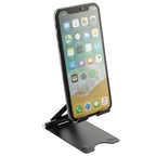 Folding Aluminum Phone and Tablet Stand Laser Engraving - Black - Right Angle 2