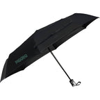 Folding Auto Open and Close Umbrella with Sleeve, 42 Inch - Black - Right Angle