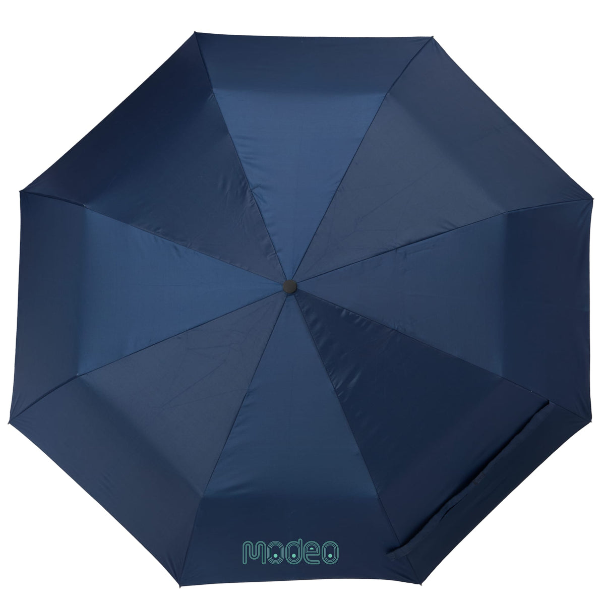 Folding Auto Open and Close Umbrella with Sleeve, 42 Inch - Navy - Front