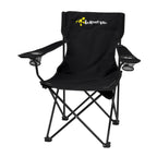 Folding Chair and Carrying Bag - Black - Colorbrite