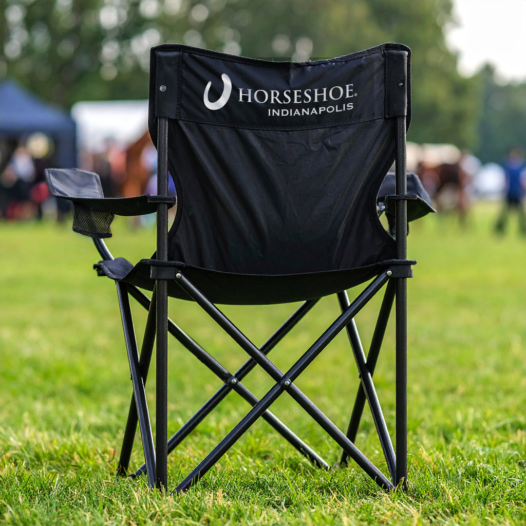 Folding Chair and Carrying Bag - Black - Lifestyle_Colorbrite