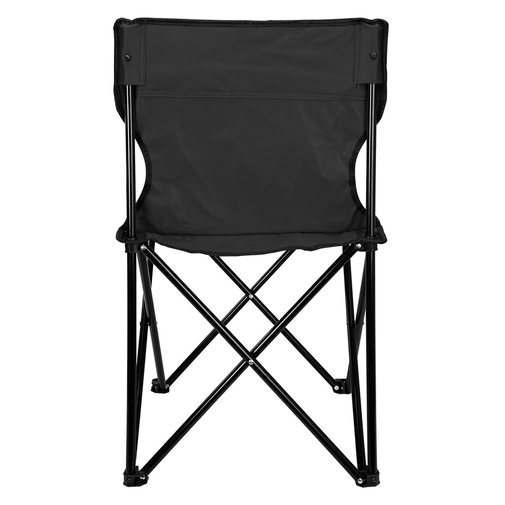 Folding Chair and Carrying Bag in Recycled PET - Black - Back