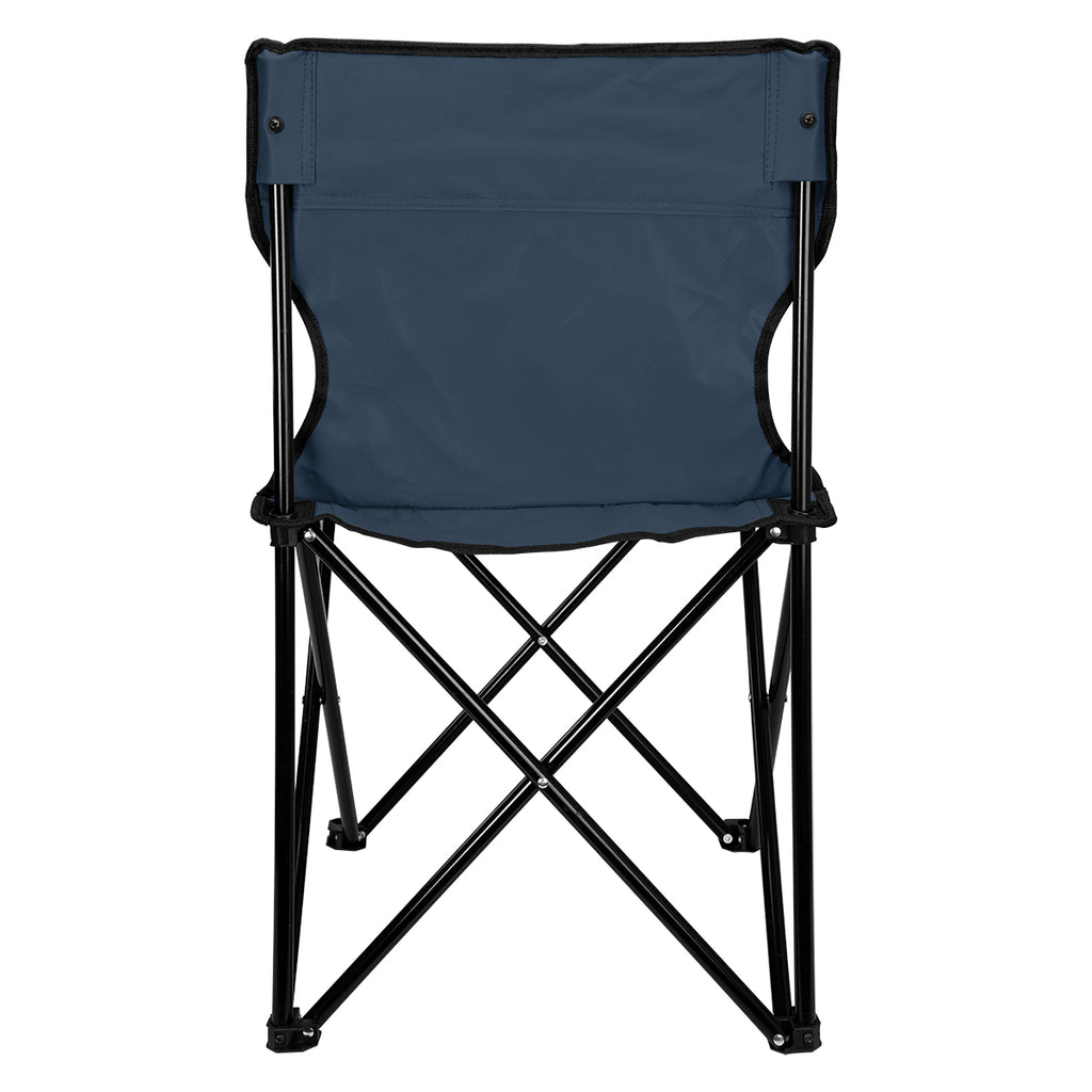 Folding Chair and Carrying Bag in Recycled PET - Navy - Back