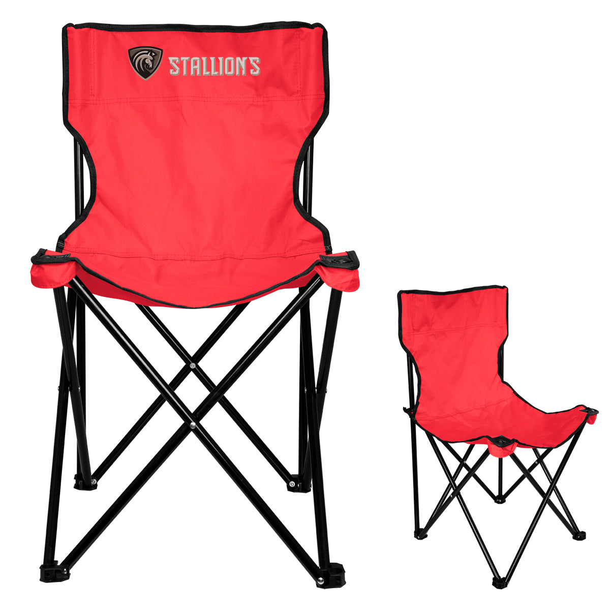 Folding Chair and Carrying Bag in Recycled PET - Red - Colorbrite