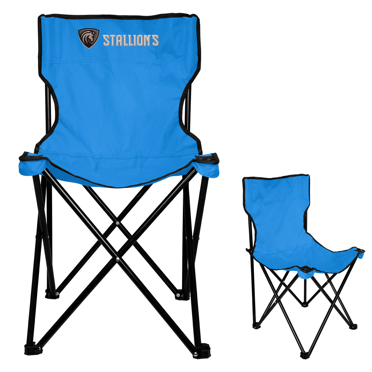 Folding Chair and Carrying Bag in Recycled PET - Royal Blue - Colorbrite