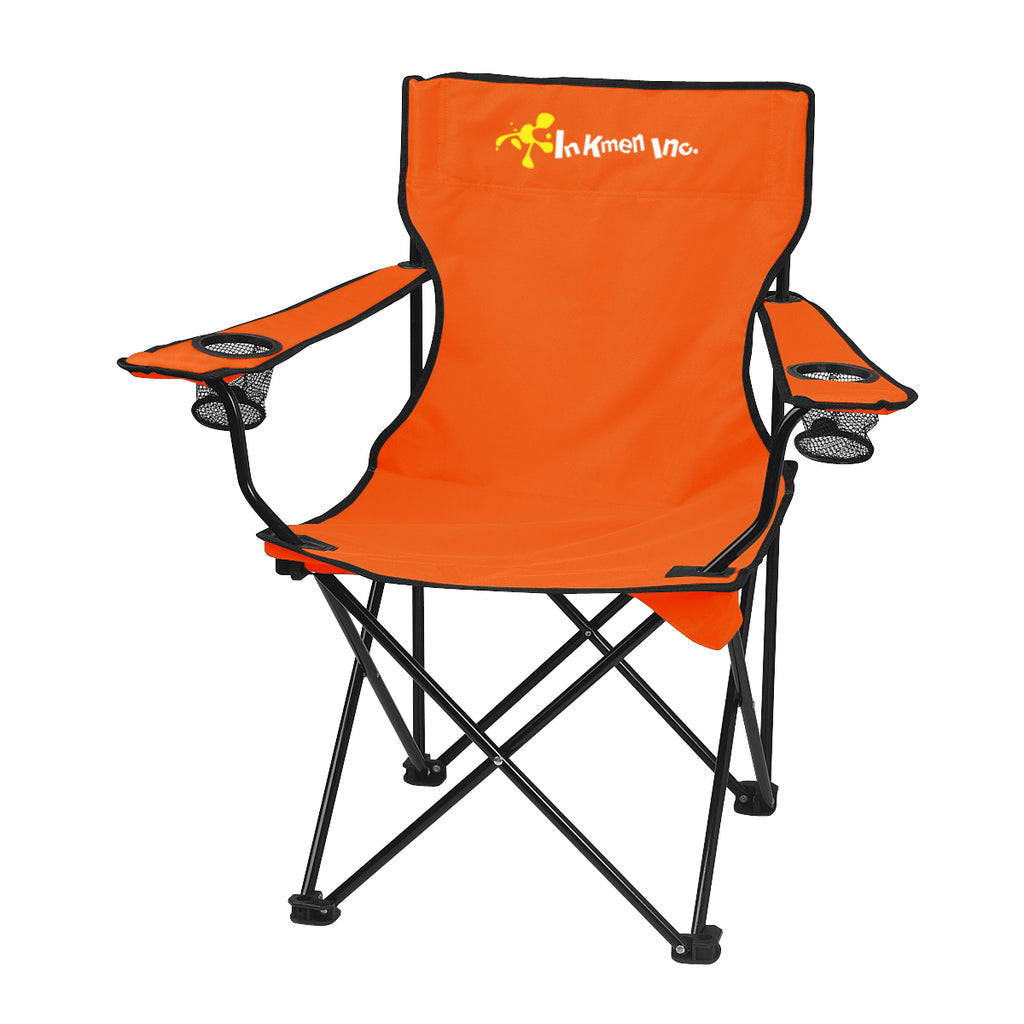 Folding Chair and Carrying Bag - Orange - Colorbrite