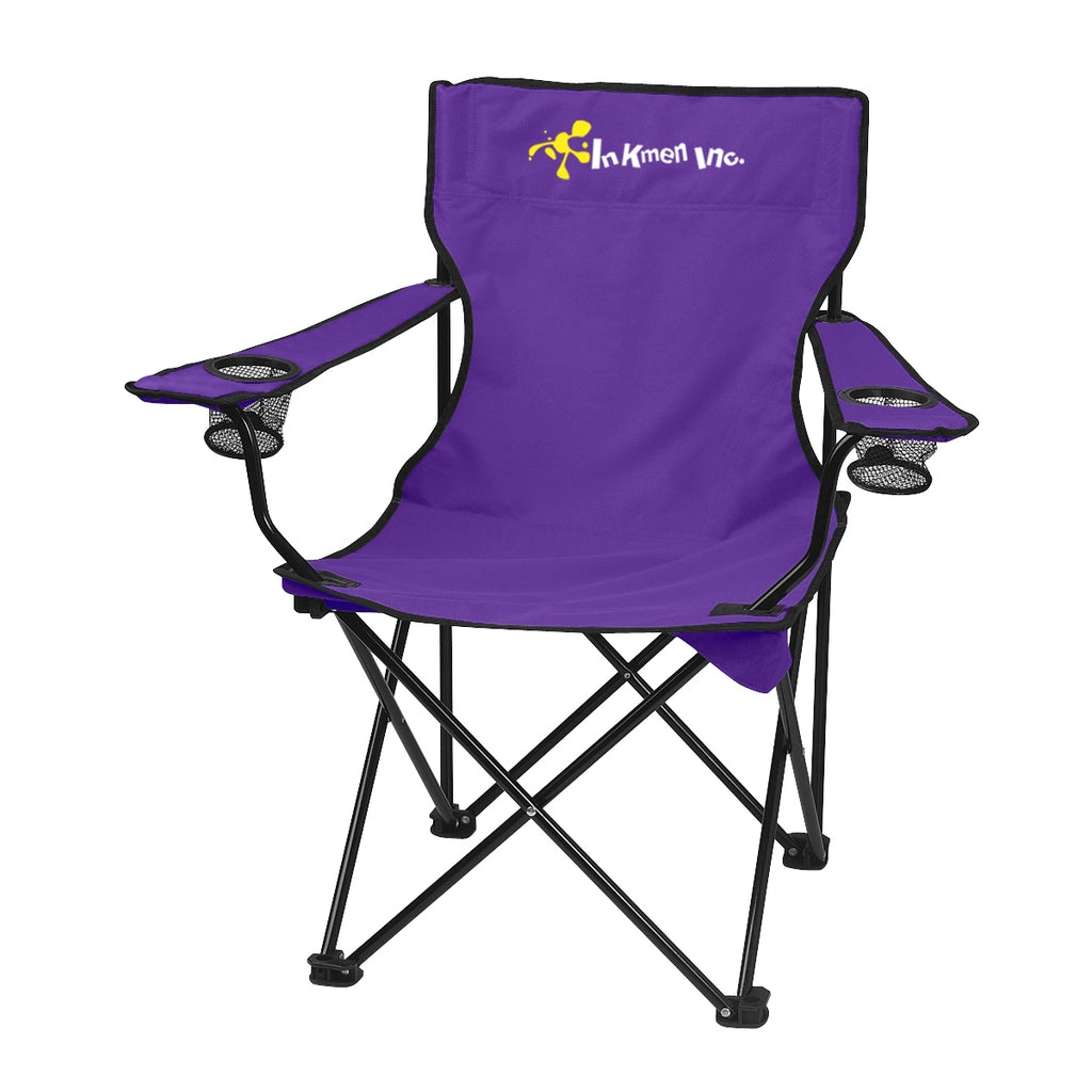 Folding Chair and Carrying Bag - Purple - Colorbrite