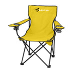 Folding Chair and Carrying Bag - Yellow - Colorbrite