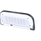 Folding Digital Alarm Clock with 15W Wireless Charger Full Color - White - Back