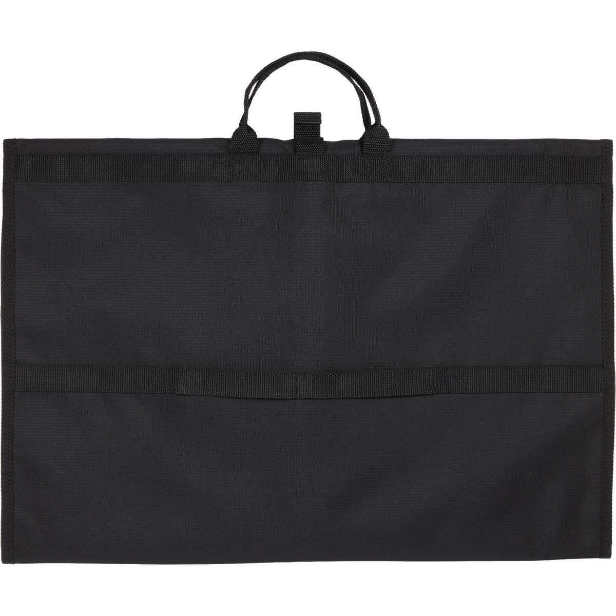 Folding Garment Bag in Recycled Ripstop - Black - Back 2