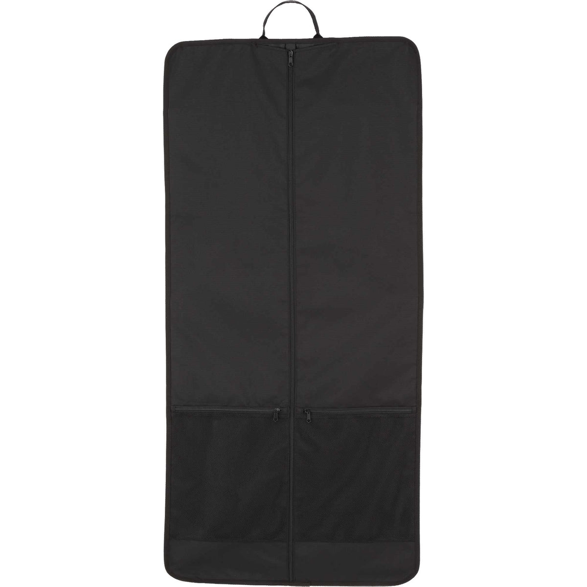 Folding Garment Bag in Recycled Ripstop - Black - Back