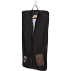 Folding Garment Bag in Recycled Ripstop - Black - Detail 6