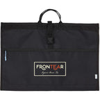 Folding Garment Bag in Recycled Ripstop - Black - Front