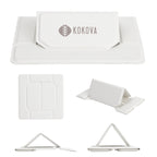 Folding Laptop Prop Stand - White - Silk Screen