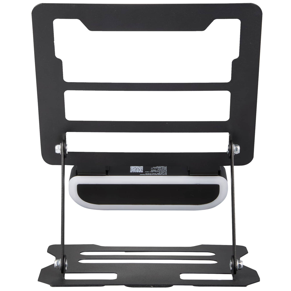 Folding Laptop Stand with Removable Bluetooth Speaker - Black - Back