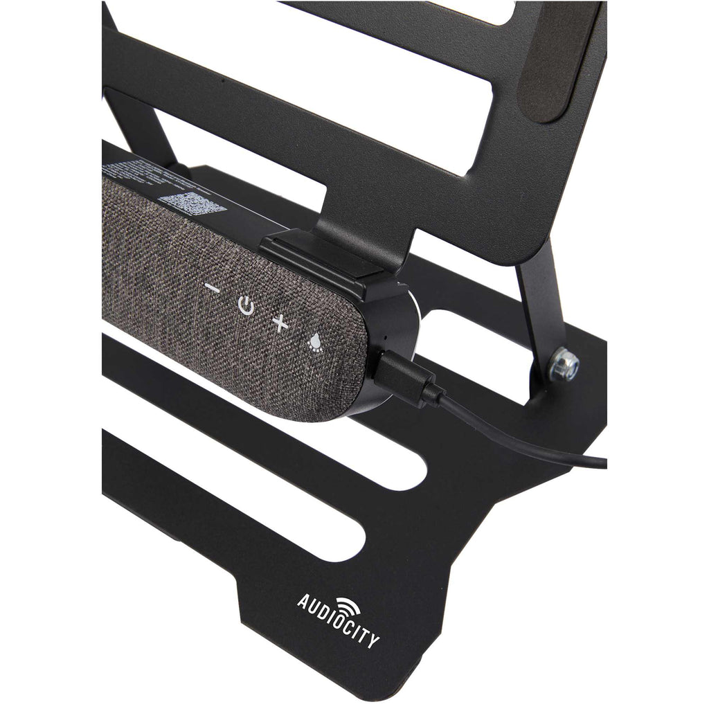 Folding Laptop Stand with Removable Bluetooth Speaker - Black - Detail