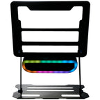 Folding Laptop Stand with Removable Bluetooth Speaker - Black - Front Speaker Color 10