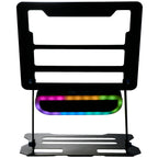 Folding Laptop Stand with Removable Bluetooth Speaker - Black - Front Speaker Color 4