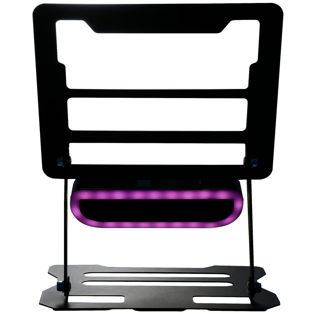 Folding Laptop Stand with Removable Bluetooth Speaker - Black - Front Speaker Color 5