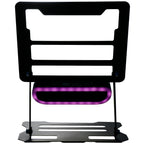 Folding Laptop Stand with Removable Bluetooth Speaker - Black - Front Speaker Color 5