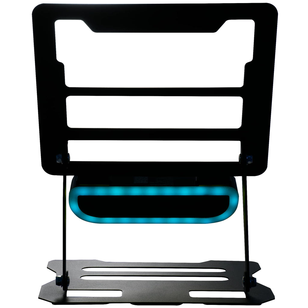 Folding Laptop Stand with Removable Bluetooth Speaker - Black - Front Speaker Color 6