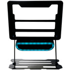 Folding Laptop Stand with Removable Bluetooth Speaker - Black - Front Speaker Color 6