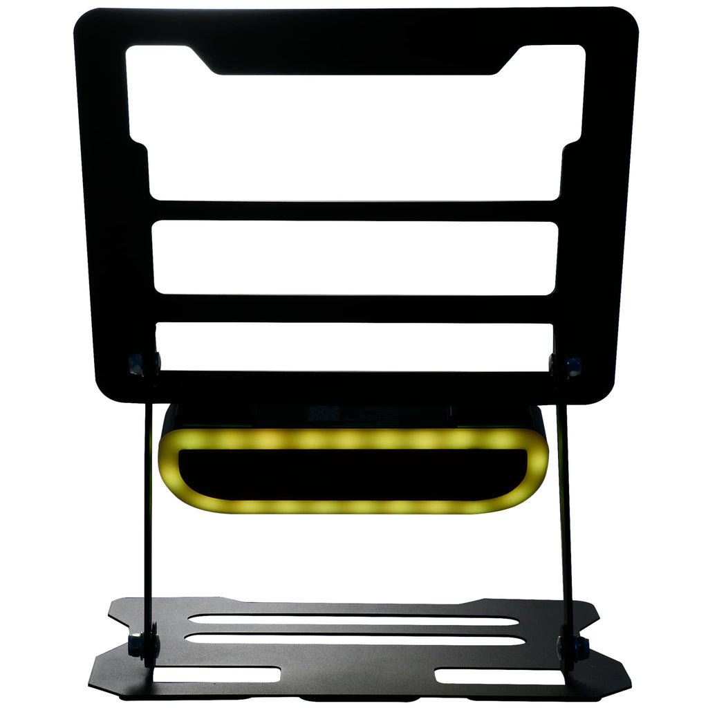 Folding Laptop Stand with Removable Bluetooth Speaker - Black - Front Speaker Color 7