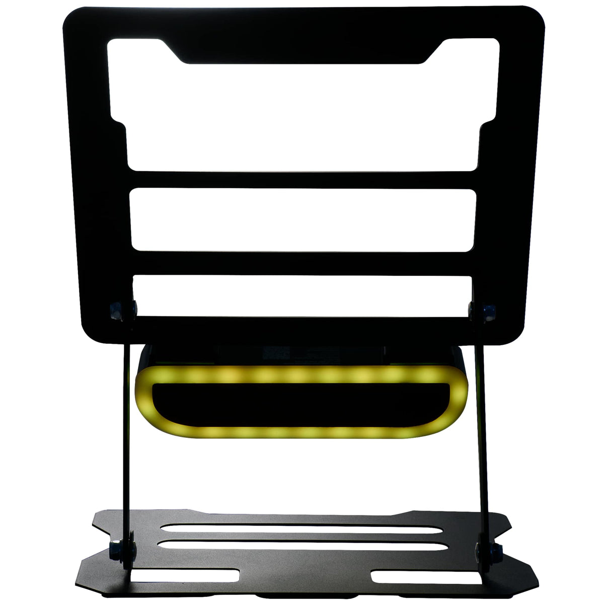 Folding Laptop Stand with Removable Bluetooth Speaker - Black - Front Speaker Color 7