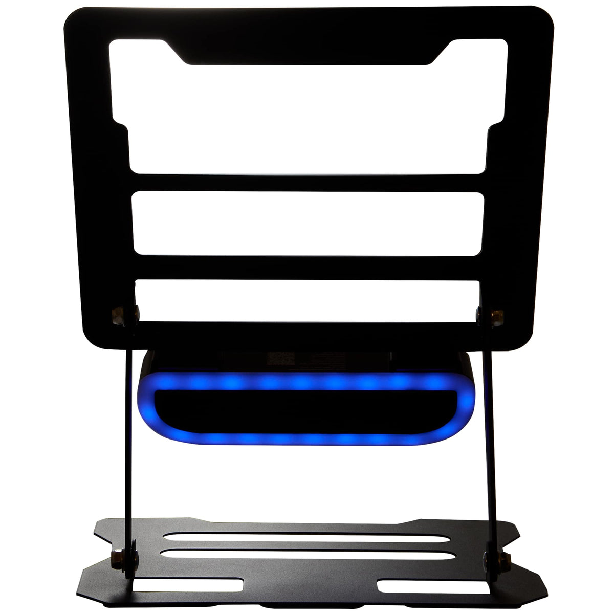 Folding Laptop Stand with Removable Bluetooth Speaker - Black - Front Speaker Color 8