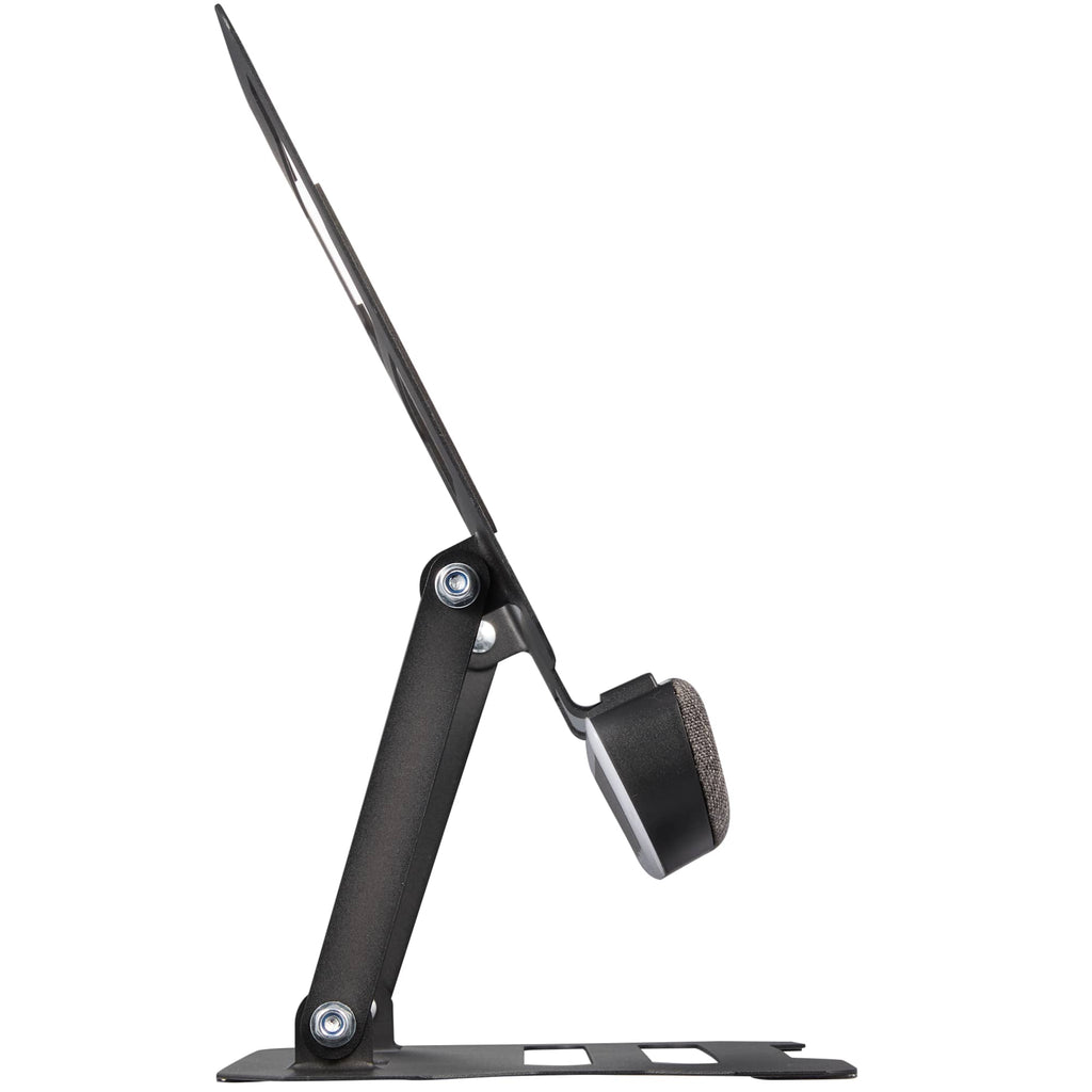Folding Laptop Stand with Removable Bluetooth Speaker - Black - Right Side
