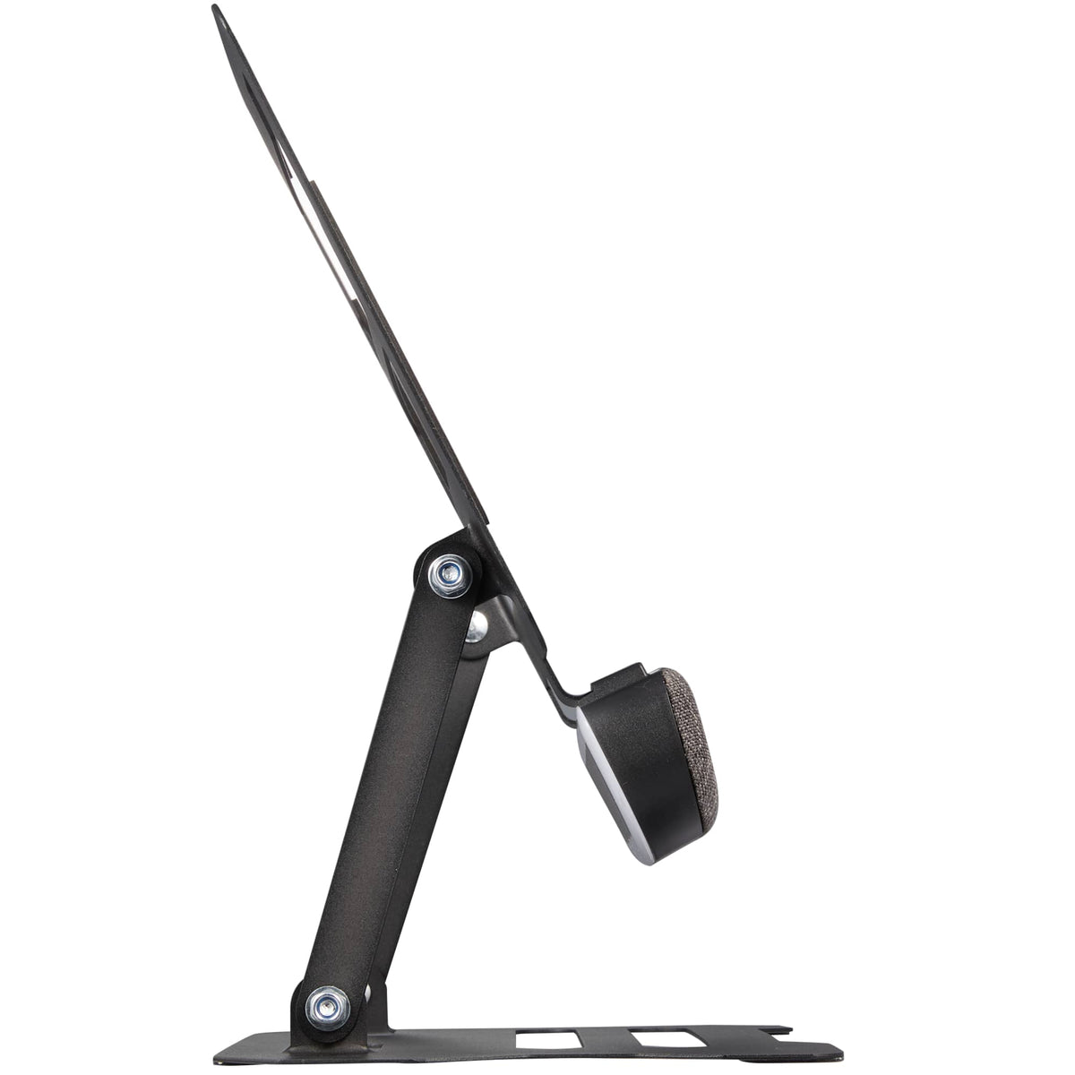 Folding Laptop Stand with Removable Bluetooth Speaker - Black - Right Side